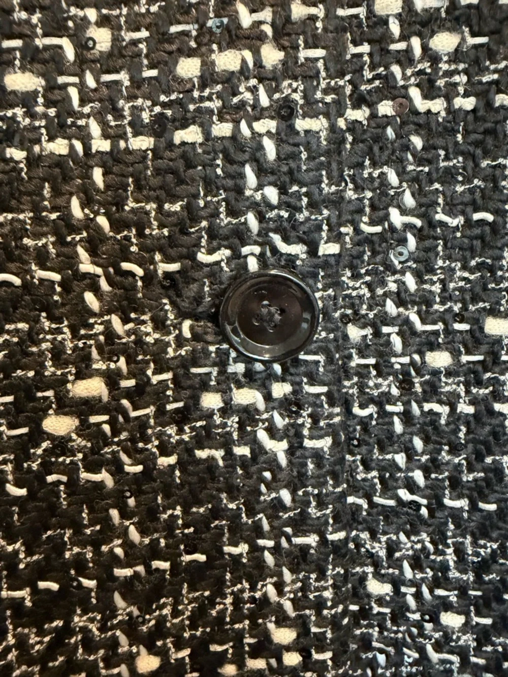 Lafayette 148 Black & White Tweed with Sequins Jacket and Skirt (NWT) - Picture 2 of 10